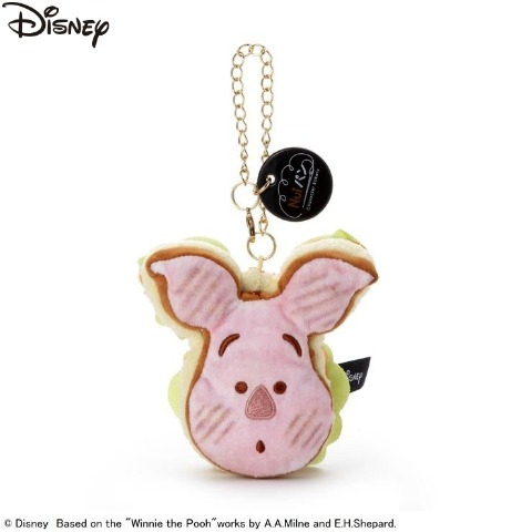 ディズニーキャラクター Nuiパン チェーンストラップマスコット サンドウィッチ ピグレット