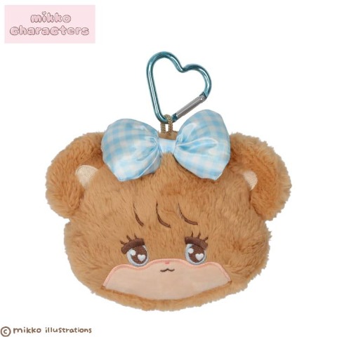 ぬいぐるみポーチ　ラテ（ｍｉｋｋｏ　ｉｌｌｕｓｔｒａｔｉｏｎｓ）