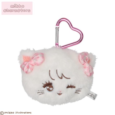 もふもふミラーマスコット　ムース（ｍｉｋｋｏ　ｉｌｌｕｓｔｒａｔｉｏｎｓ）