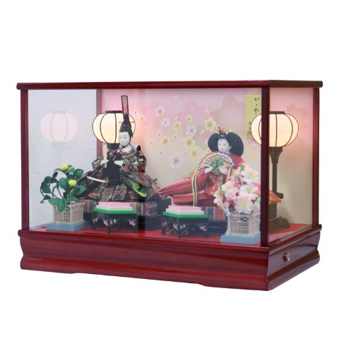 【送料無料】親王ケース飾り　193-238Z