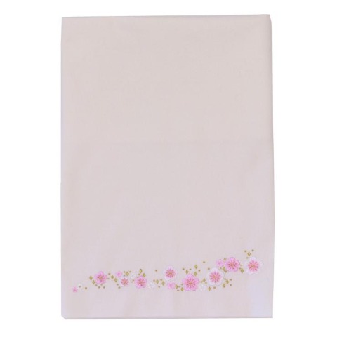 床飾り用敷物　ピンクベージュ刺繍75cm