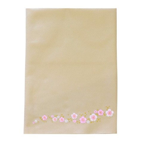 床飾り用敷物　ベージュ刺繍75cm