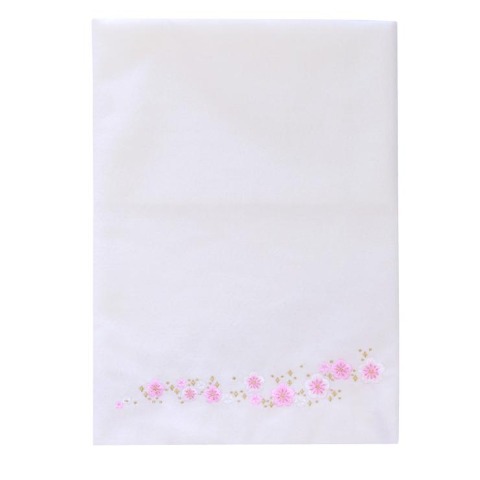 床飾り用敷物　ホワイト刺繍75cm