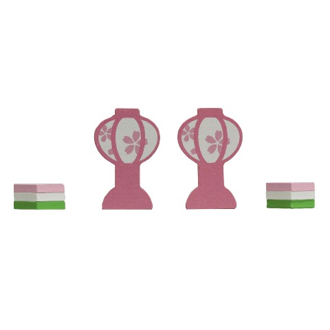 サンリオ木製のおひなさま 10人飾り