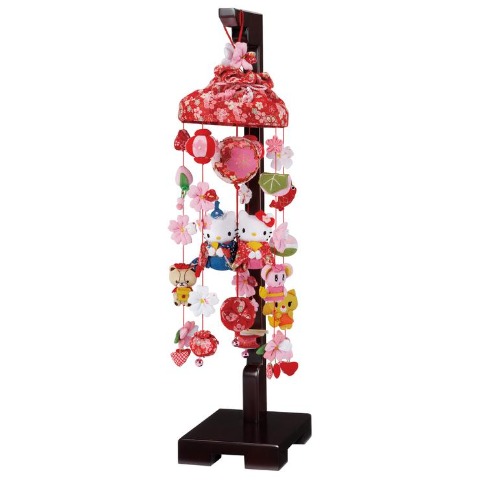 ハローキティ桜の吊るし雛