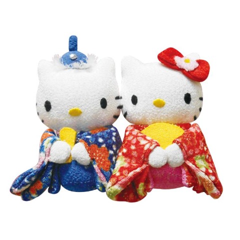 ハローキティ桜の吊るし雛