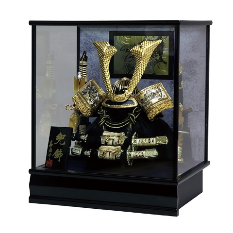 【ご自宅配送無料】兜ケース飾り　YK343BZ