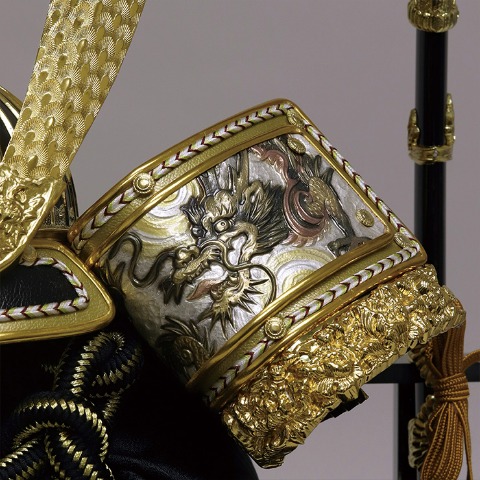 【ご自宅配送無料】兜ケース飾り　YK343BZ