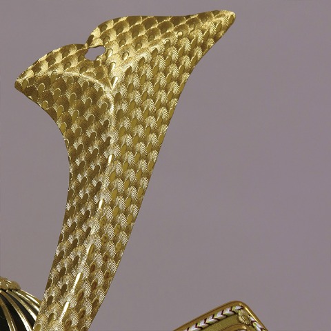 【ご自宅配送無料】兜ケース飾り　YK343BZ