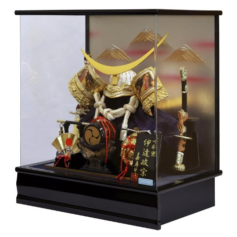 【ご自宅配送無料】兜ケース飾り　K414BZ
