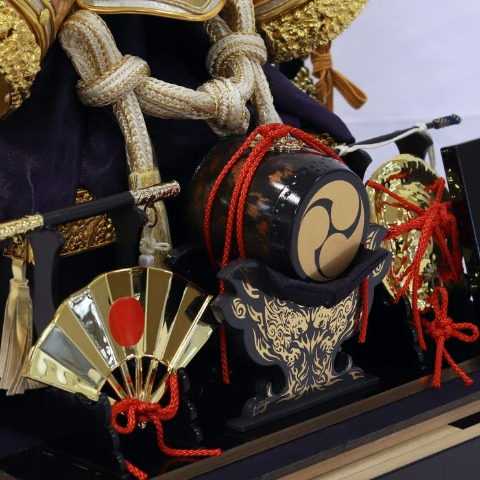 【ご自宅配送無料】兜ケース飾り　K414BZ