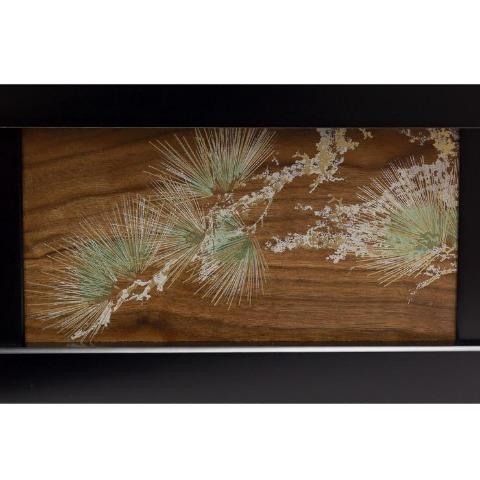 【ご自宅配送無料】兜収納飾り　KS-25698BZ