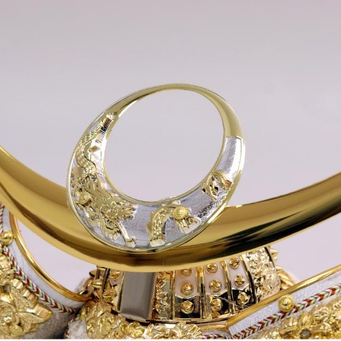 【ご自宅配送無料】兜収納飾り　KS-23698BZ