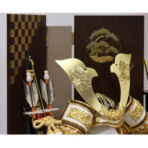 【ご自宅配送無料】兜収納飾り　KS-24798Z