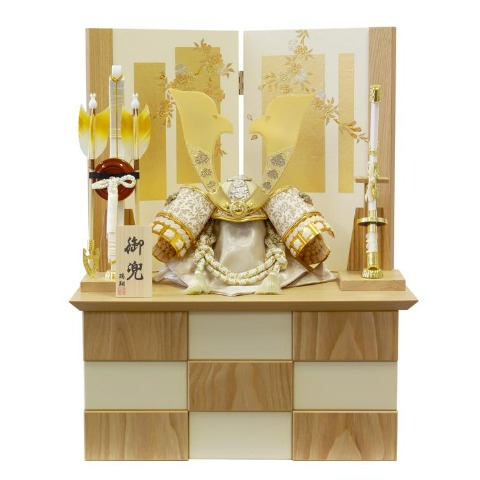 【ご自宅配送無料】兜収納飾り　KS-25798Z