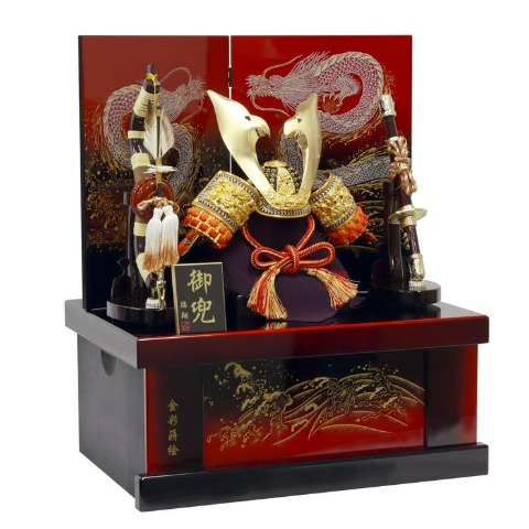 【ご自宅配送無料】兜収納飾り　KS-25798RZ