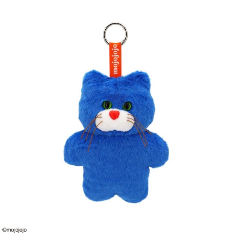 mojojojo ぬいぐるみキーホルダー ねこ（ブルー）