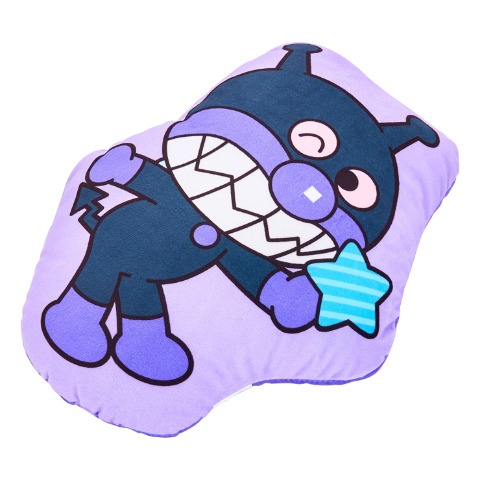 ダイカットクッション（ばいきんまん）