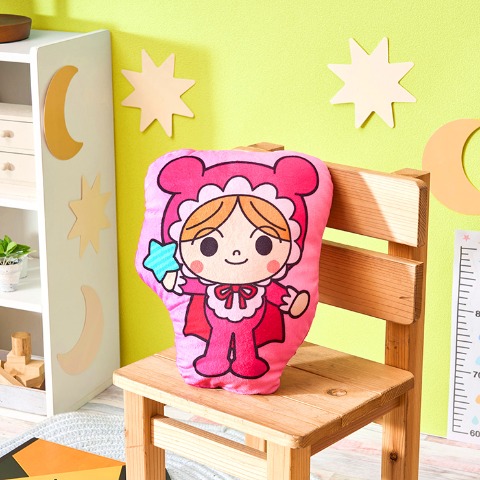 ダイカットクッション（赤ちゃんまん）