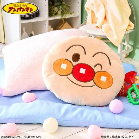 顔型クッション（アンパンマン）