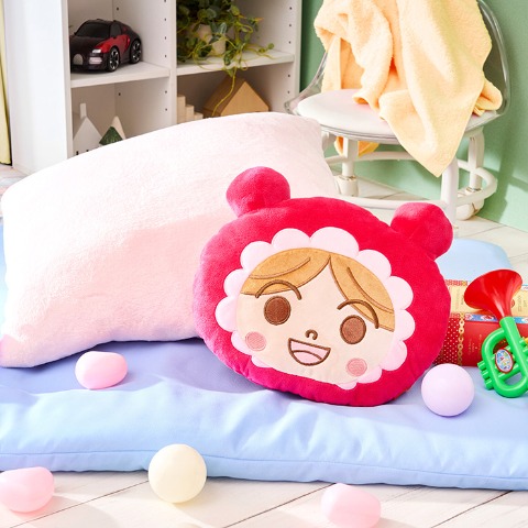 顔型クッション（赤ちゃんまん）