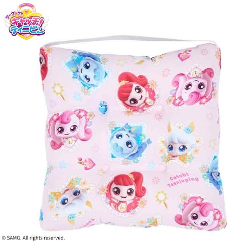 学童クッション（30㎝×30㎝）　シークレット キャッチ！ティニピン