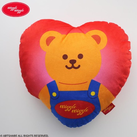 ダイカットクッション　wiggle wiggle