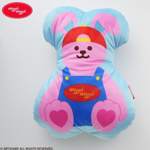 ダイカットクッション　wiggle wiggle