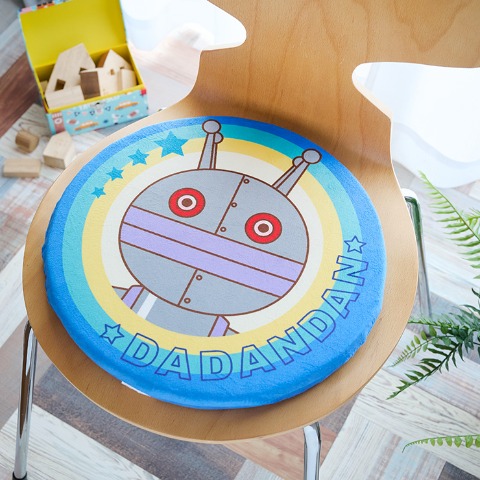 円形チェアパッド（だだんだん）