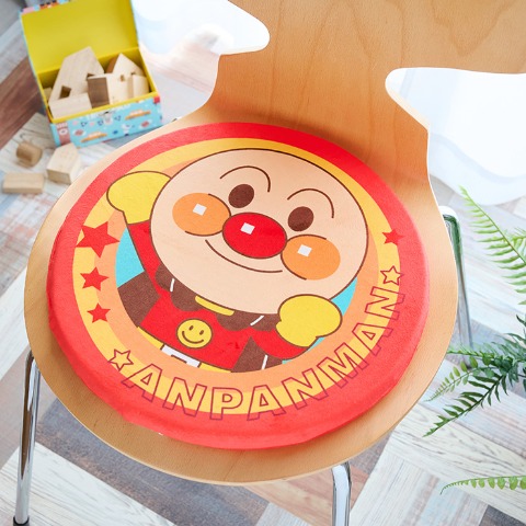 円形チェアパッド（アンパンマン）