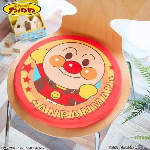 円形チェアパッド（アンパンマン）