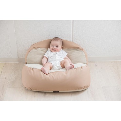 おやすみたまごプラス(多機能Cカーブ ベッド)　アイボリー