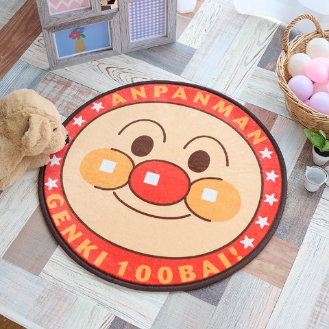 円形ラグマット（アンパンマン）
