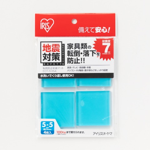 転倒防止粘着マット（5×5㎝　4枚入り）