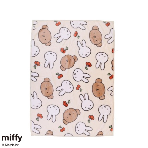 ハーフ毛布　100㎝×140㎝　（miffy）