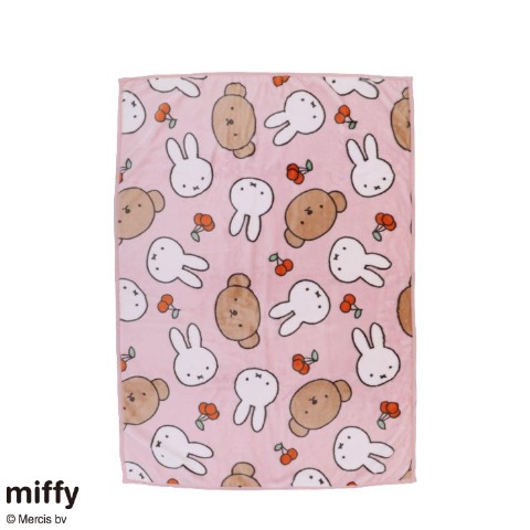 ハーフ毛布　100㎝×140㎝　（miffy）