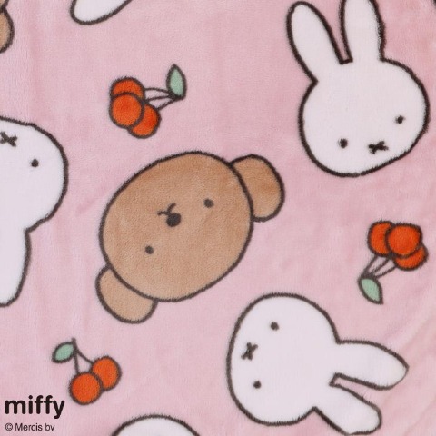 ハーフ毛布　100㎝×140㎝　（miffy）
