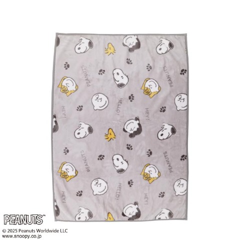 ハーフ毛布　100㎝×140㎝　（スヌーピー）
