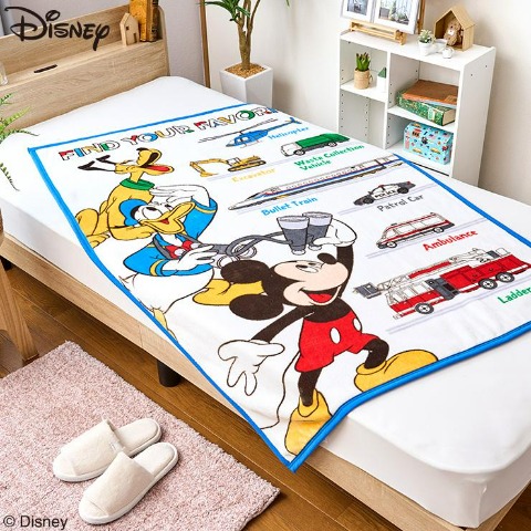 キッズ　プレミアムハーフ毛布（100×140cm・Disney）