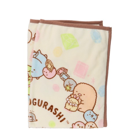 ハーフ毛布　100㎝×140㎝　（すみっコぐらし）