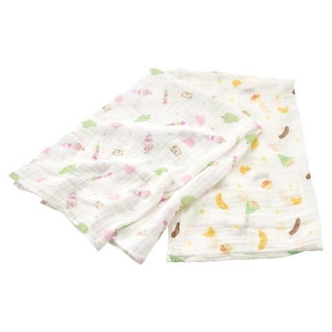 2枚組ガーゼブランケット（100㎝×100㎝）