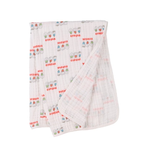 6層ガーゼブランケット　ぎょざお　（70㎝×100㎝）