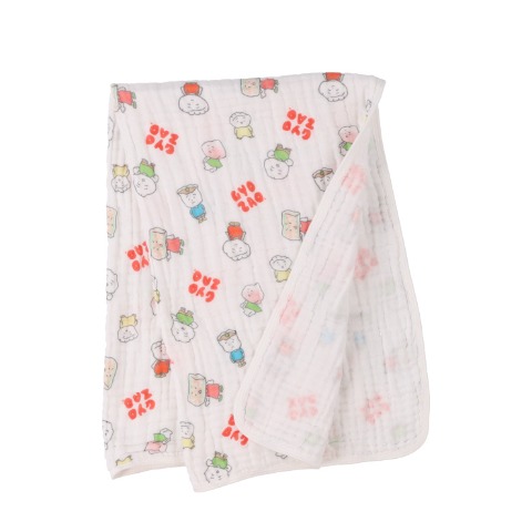 6層ガーゼブランケット　ぎょざお　（70㎝×100㎝）