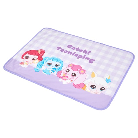 ひざ掛け毛布（70㎝×120㎝）　シークレット キャッチ！ティニピン