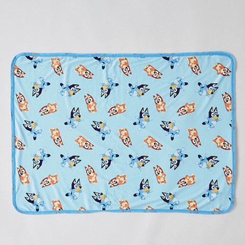 ひざ掛け毛布（70㎝×100㎝）　ブルーイ