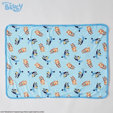 ひざ掛け毛布（70㎝×100㎝）　ブルーイ