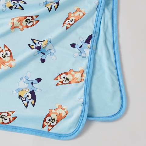 ひざ掛け毛布（70㎝×100㎝）　ブルーイ