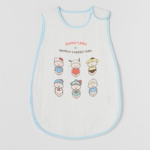 ガーゼスリーパー（35㎝×60㎝）　おおのたろう×サンリオキャラクターズ