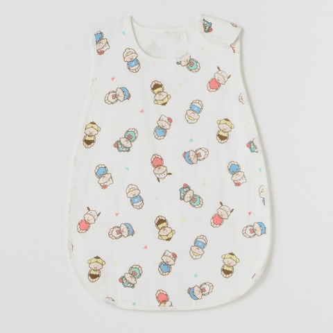 ガーゼスリーパー（35㎝×60㎝）　おおのたろう×サンリオキャラクターズ