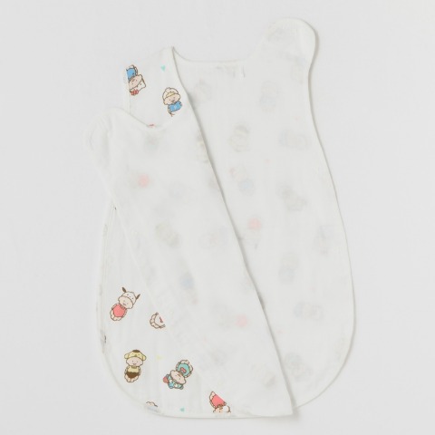 ガーゼスリーパー（35㎝×60㎝）　おおのたろう×サンリオキャラクターズ